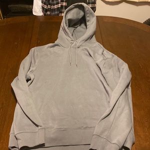 NWOT H&M Blank Pullover Sweatshirt Men’s Medium Grey Comfortable Good for winter